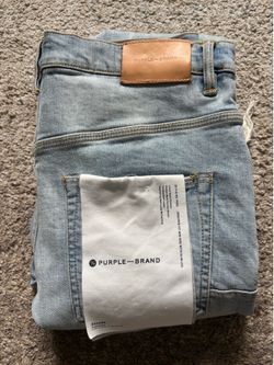 Purple Jeans P002 Indigo Blowout Size 34