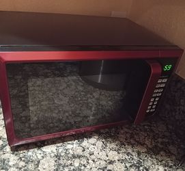Microwave Hamilton Beach work good $25 moving