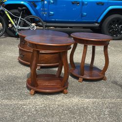 3 Piece Coffee End Table Set