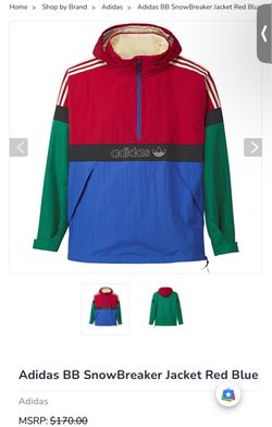 Adidas BB SnowBreaker Jacket Red Blue