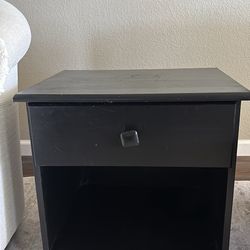 End table nightstand table black small table