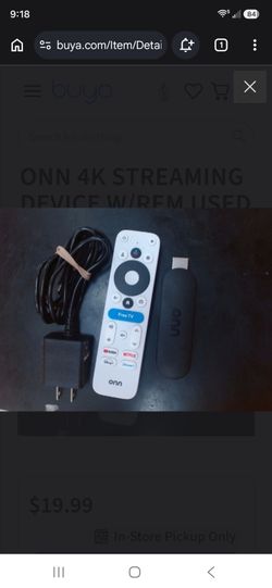 Onn stream 4k stick