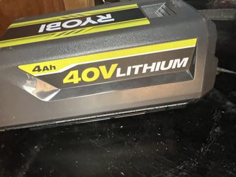 Ryobi 40v Battery 
