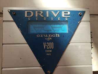 200watt Crunch amp 2ch v-200