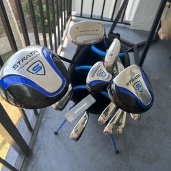 Strata golf set with bag and extras! See description.