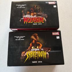 Wolverine vs Sabretooth Diorama set (2 boxes) Marvel X-Men (2004) Dynamic Forces