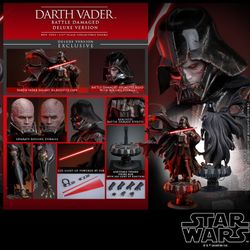 Hot Toys DX45 Darth Vader Battle Damaged (Deluxe Version) Star Wars 1/6 Figure