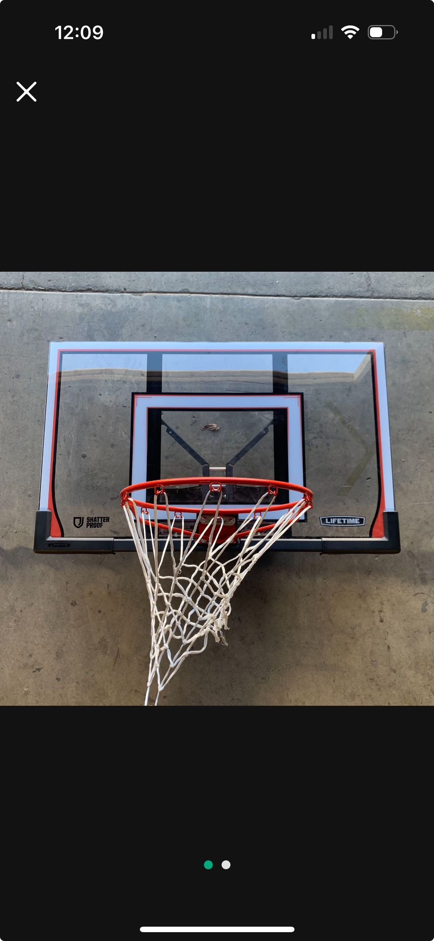 Basketball Hoop - 48” Backboard and Rim Combo 