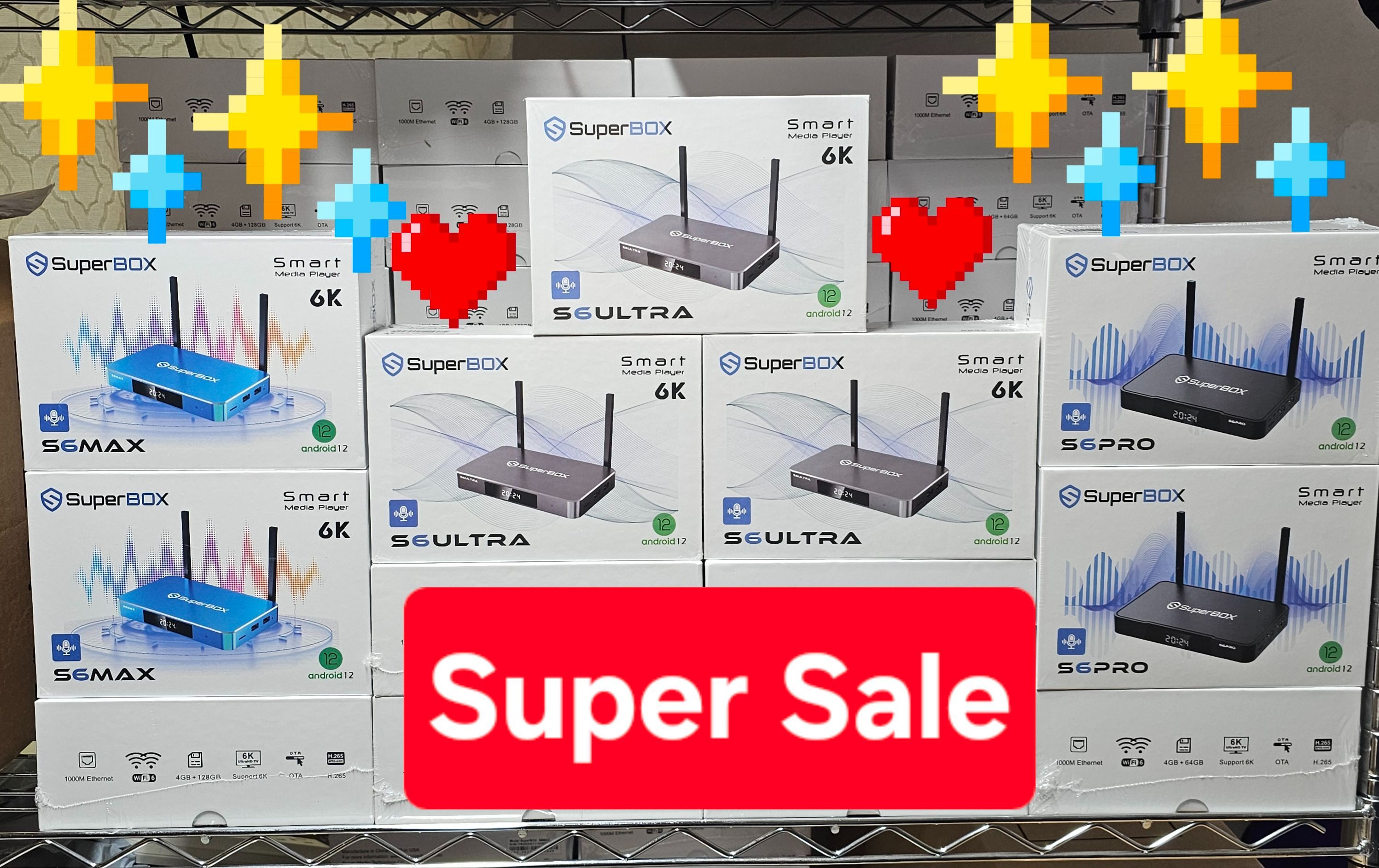SuperBox S6 Ultra💥Max 💥Pro 💥⚡Ultimate TV Solution 💖💖💖