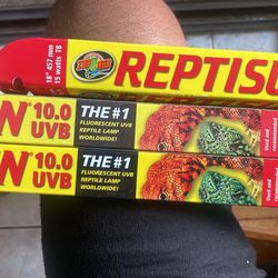 Reptisun UVB fluorescent lights