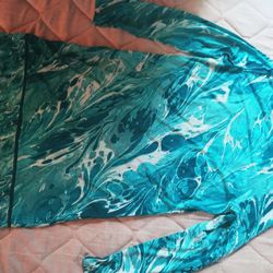 MICHAEL Michael Kors, Mini Dress, Blue Pattern, Size Large