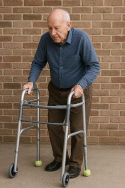 🦼 🩼🩼Foldable Walker with Wheels & Tennis Balls – Functional & Affordable!
♿♿