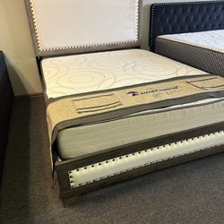 NEW TWIN FULL QUEEN KING SIZE BED WITH PROMOTIONAL MATTRESS AND BOXSPRING INCLUDING FREE DELIVERY SECTIONAL SOFA AND MORE