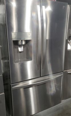 Kenmore 3-Door Stainless Steel Fridge
