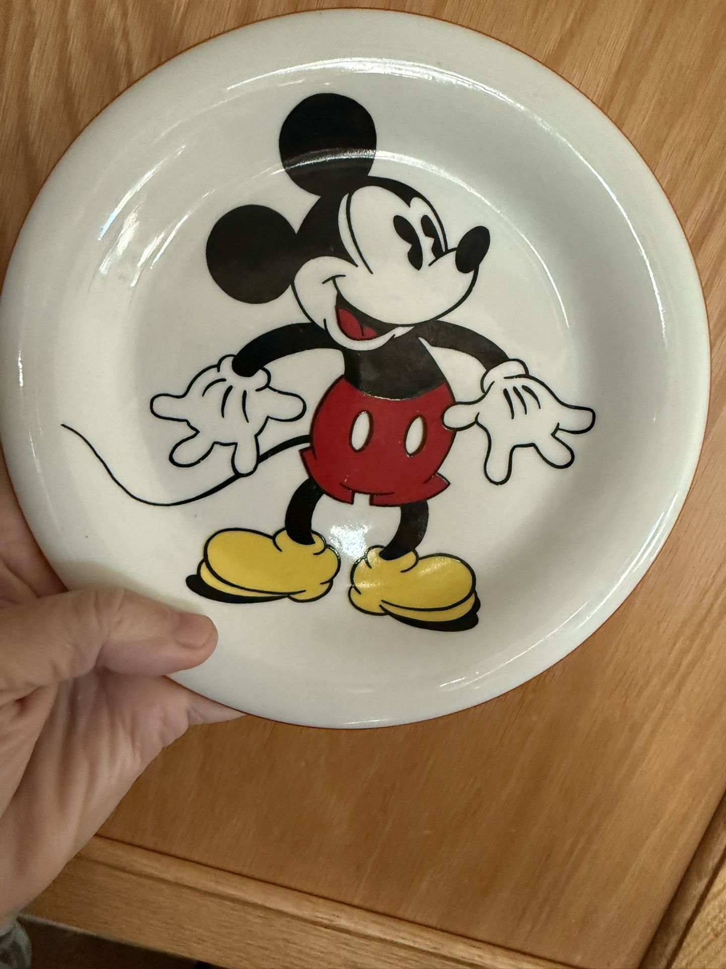 Vintage Disney Mickey & Co Plate Dish Gibson Gabbay Mouse Collectible 7.75”