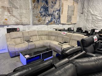 COMFY RECLINER SECTIONAL (couch, sofa) !!NO CREDIT NEEDED !! TAKE IT HOME TODAY!! 🚛 SAME DAY DELIVERY AVAILABLE 🚚 Se Habla Español