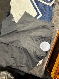 Gray Water-Resistant Shorts with Tags