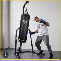 Everlast Punching bag and stand