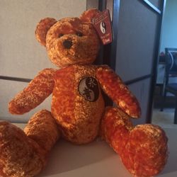 Orange Colored Ying Yang Bear Young Forever Fiesta