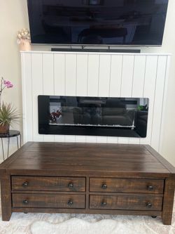 Led fireplace/heater nice