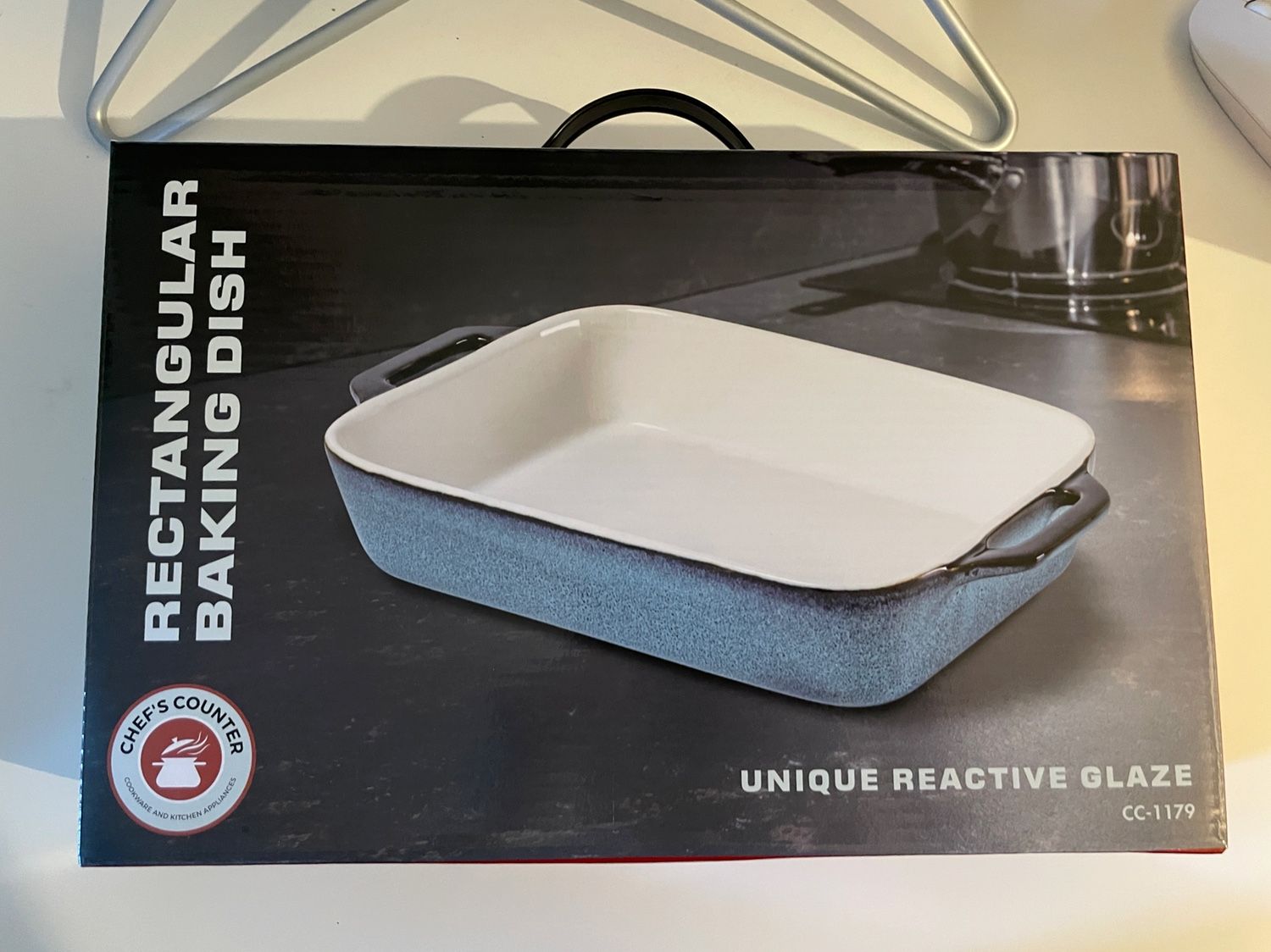 Chef's Counter Rectangular Baking Dish Unique Reactive Glaze