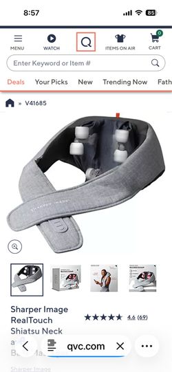 Sharper Image RealTouch Shiatsu Neck and Back Massager