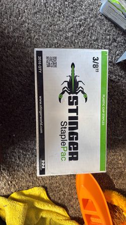 Stinger StaplePac 3/8" Plastic Cap Staples 2016 QTY