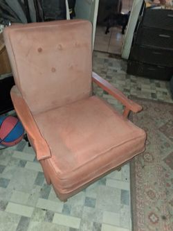 Vintage sliding rocking chair