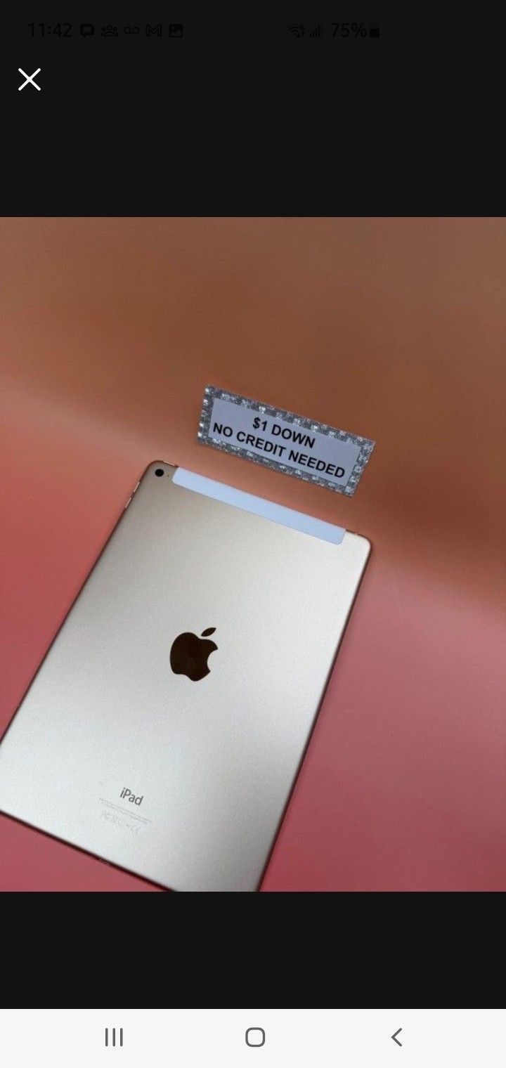 Apple IPad Mini 4 Tablet - Only $1 Today Pay The Rest Later!