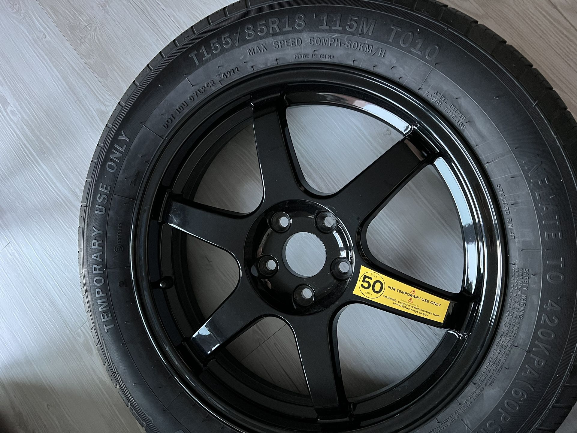 Model Y Spare Tire Kit