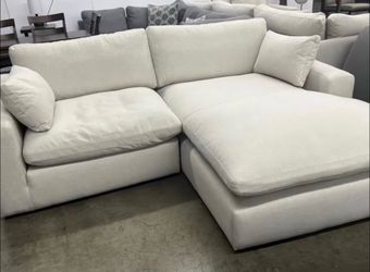Super Plush Feather Cloud 100” Sectional Sofa Couch