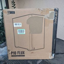Antec P10 FLUX, F-LUX Platform, 5 x 120mm Fans Included, Reversible & Swing-Open