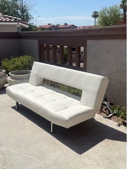 White Foldable Futon