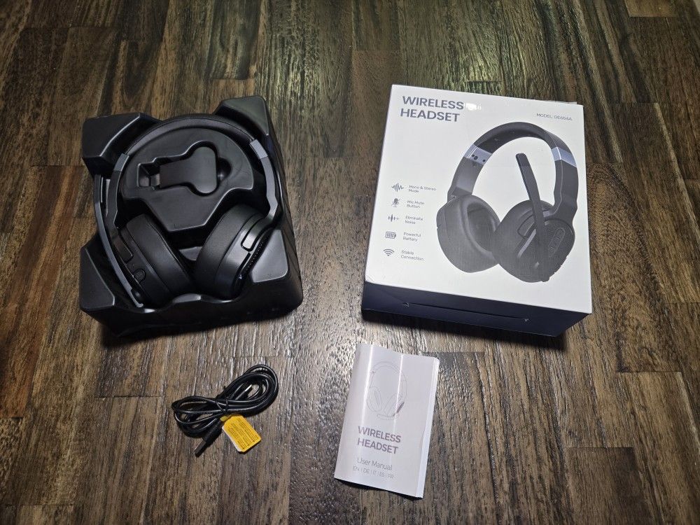 New Wireless Headset with Noise Cancelling Microphone