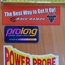 3 Brand New Automotive Stickers