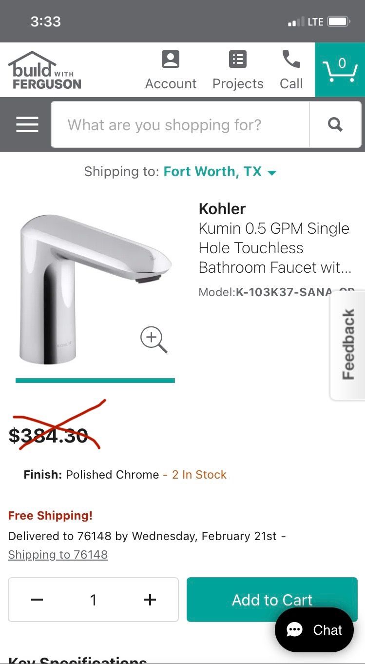 Kohler Faucet