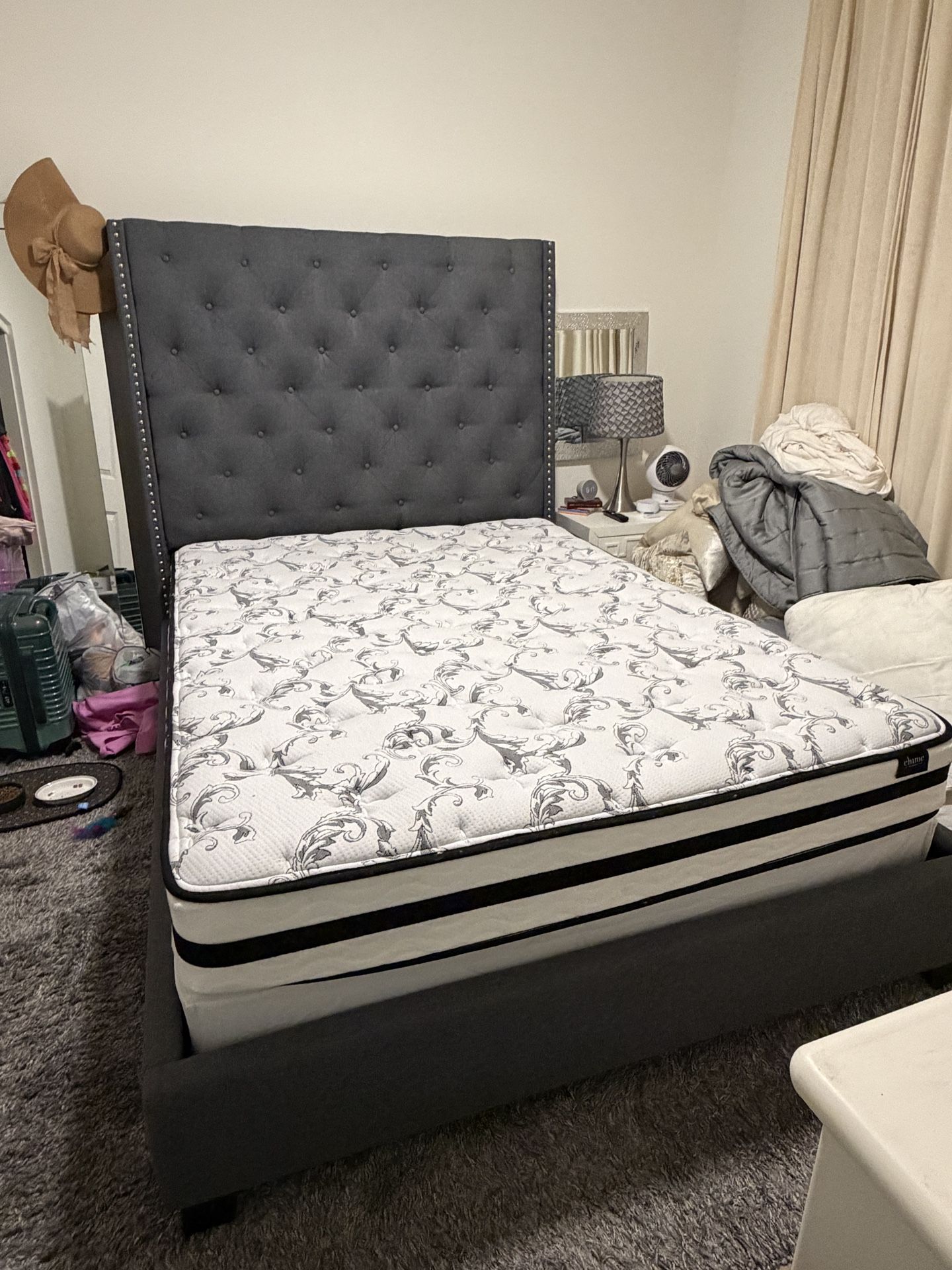 Queen Sized bed mattress And Box Spring