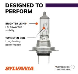 Sylvania H7 XtraVision Halogen Headlight Bulb, 1 Pack, Compatible with Multiple Cars