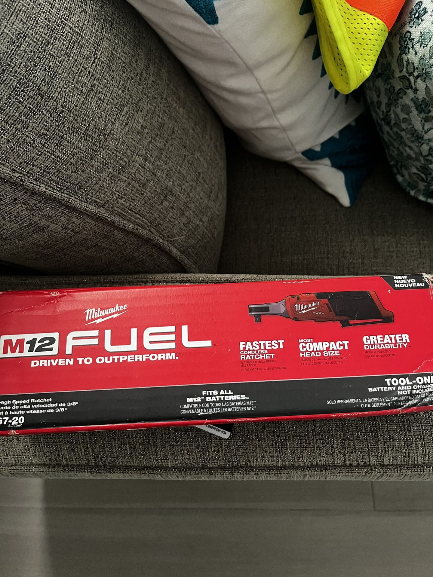 Brand New Milwaukee M12 Fuel 3/8 High Speed Ratchet Never Used