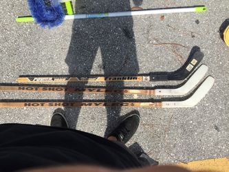 Street roller hockey sticks
