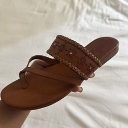 size 7 brown sandals 