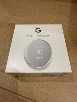 Google Nest Smart Thermostat Snow
