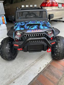 Blue Kids 24V Jeep