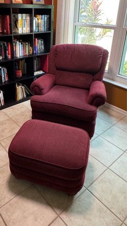 Smith Brothers of Berne red reclining seat