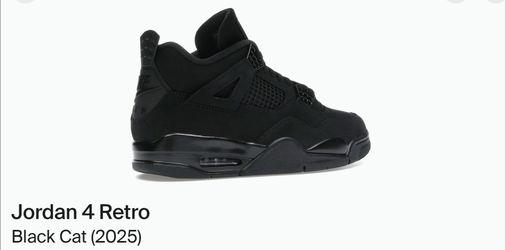 Jordan 4 Retro Black CATS 2025