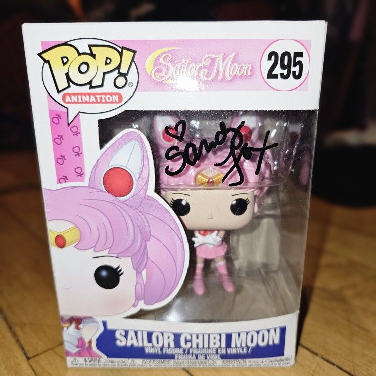 Sailor Chibi Moon Funko Pop 295 Signed