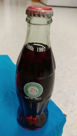 Coca-Cola Bottles 1997 70th Apple Blossom Specials