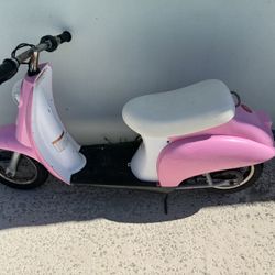 Pink Pocket mod moped Razor