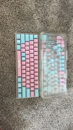 Unique keyboard with extra key caps