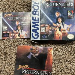Super Star Wars Return of the Jedi Gameboy Game 